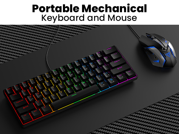 mechanical gaming keyboard and mouse
