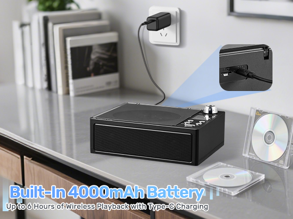 Portable CD Player Boombox