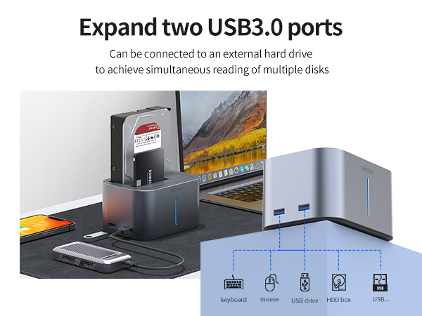 offline clone function dock station 