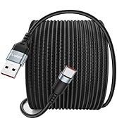 CLAVOOP USB A to USB C Cable 30ft Charging 18W, Extra Long USB-C Charge Cord 30 Foot, Type C Only...