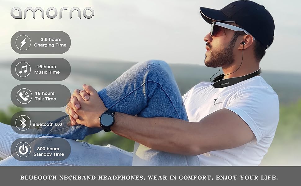 bluetooth neckband headphones