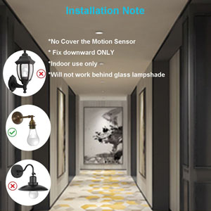 motion sensor light socket