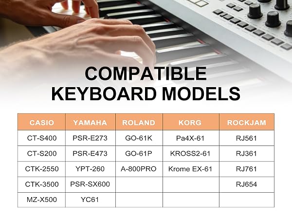61 keyboard bag size