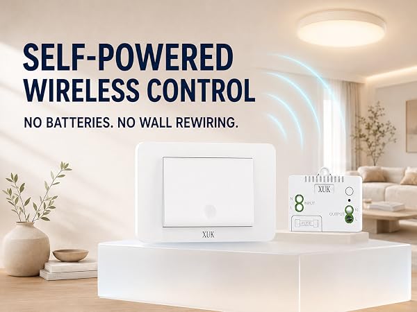 SELF-POWERED WIRELESS CONTROL
