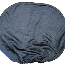 Standard headrest cover without foam backing