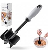 Avykalox Meat Chopper, 6 Curve Blades Meat Masher for Ground Beef &amp; Meat, Heat Resistant Nylon Ha...
