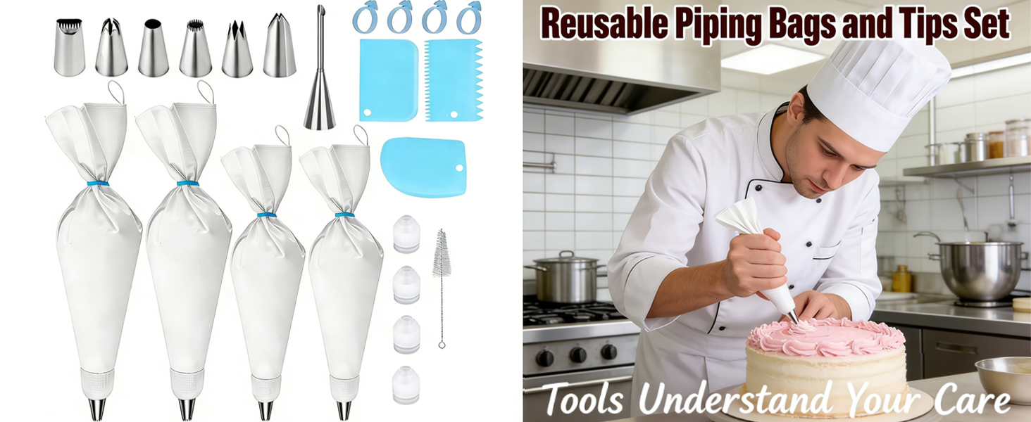 reusable piping bags pastry bags and tips baking piping bags and tips professional piping bags