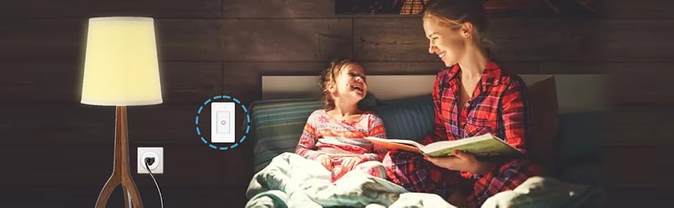 LoraTap Remote Control Outlet Plug Light Switch