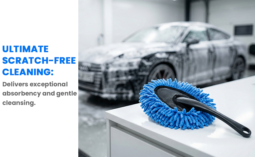 The brush surface of our dasher brushes is made of ultra-fine and ultra-soft microfiber.