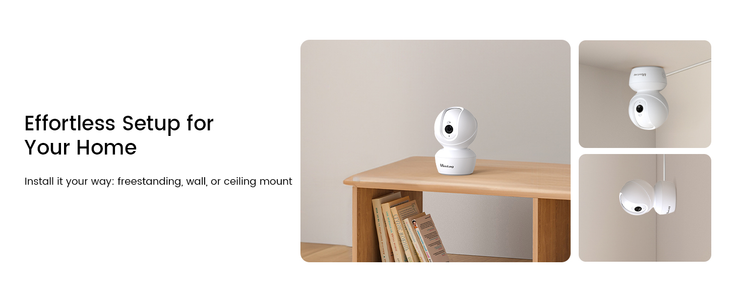 easy set up security camera, indoor camera for home, indoor camera for dog, smart indoor camera