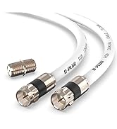 G-PLUG 6FT RG6 Coaxial Cable Connectors Set - High-Speed Internet, Broadband and Digital TV Aeria...