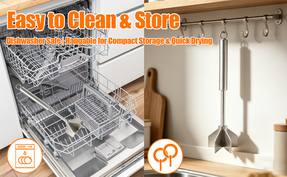 Dishwasher Safe Hangable for Compact Storage &amp;amp; Quick Drying