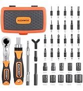 KeenWise 2880B 38-in-1 Ratcheting Screwdriver Set: Versatile Magnetic Tools for Mechanics and DIY...