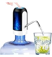Portable Water Dispenser, Automatic Electric Drinking Water Pump for 5 Gallon Bottle and Water Ju...