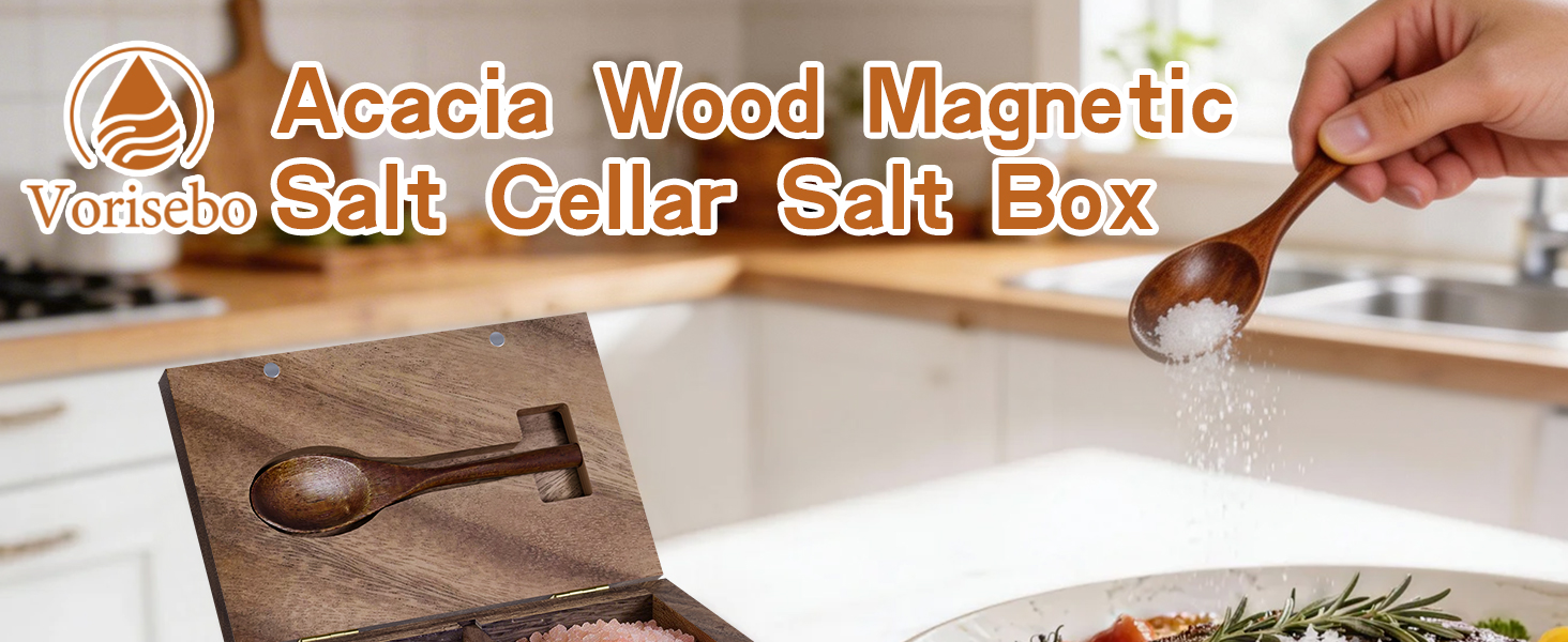acacia wood spice jars