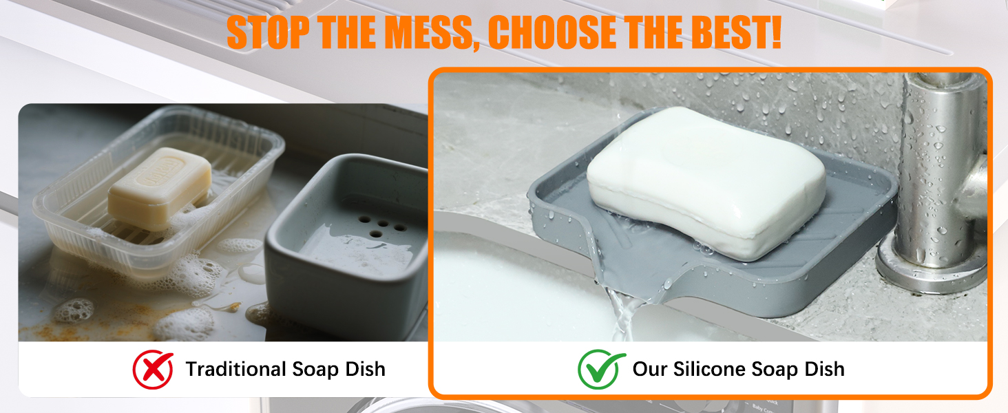 silicone soap holder
