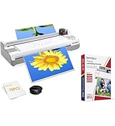 7 in 1 Laminator Machine 11X17 and 270pcs 3mil Laminating Pouches use for Office/Home,Built-in Pa...