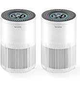 Air Purifiers for Bedroom Home, Air Purifier with PM 2.5 Air Quality Monitor Cover Up to 1235 Ft²...