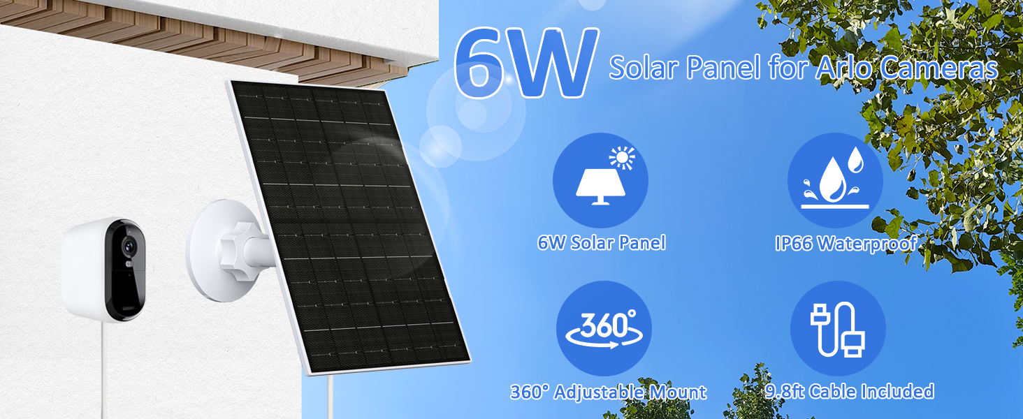 solar panel for arlo camera