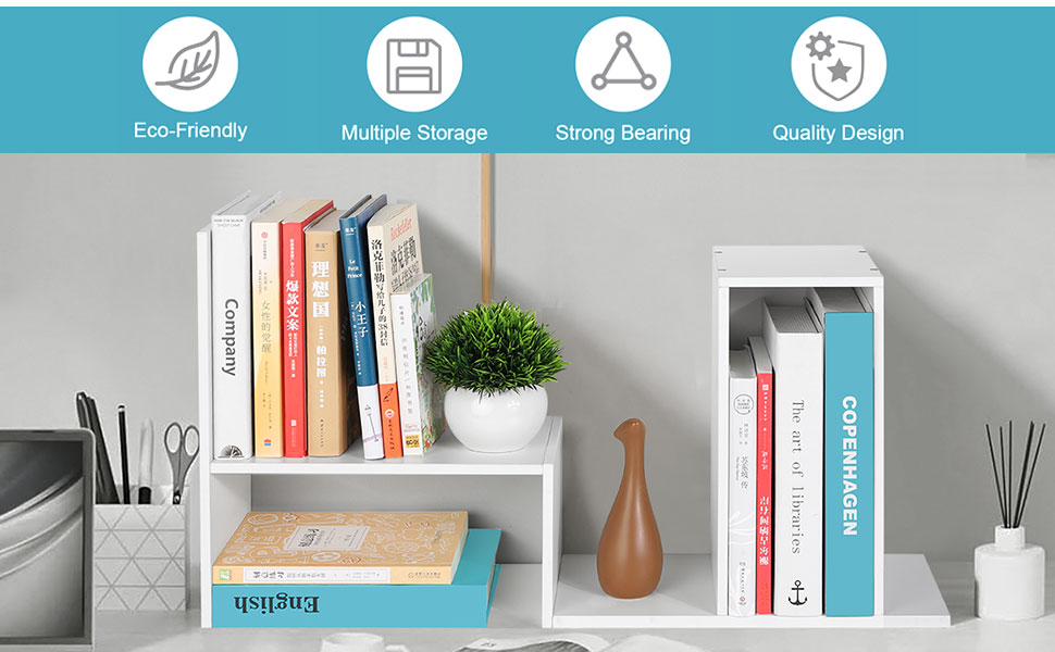 desktop storage shelf