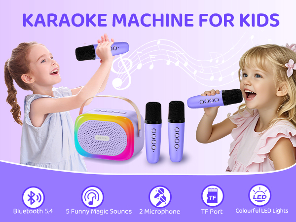 Mini Karaoke Machine for Kids