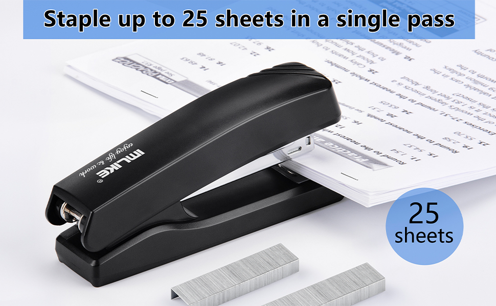 25 sheets capacity