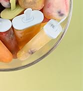 WMKGG Popsicles Molds Set, 6 PCS Ice Pop Mold,Homemade Ice Cream Mould with Sticks, Popsicle Make...