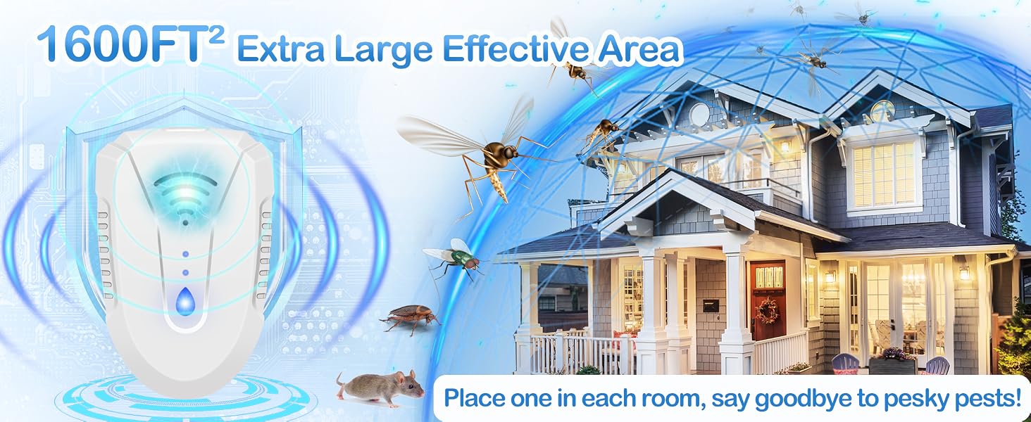 ultrasonic mice repellent plug in