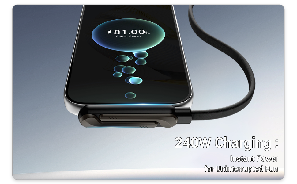 ainope usb c cable fast charging flat phone charger stand data cable type c charger fast charging