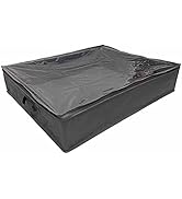 RETHINK YOUR ROOM 2 Pack Underbed Storage Bin, Storage Container for Clothes, Shoes, Blankets, Pi...