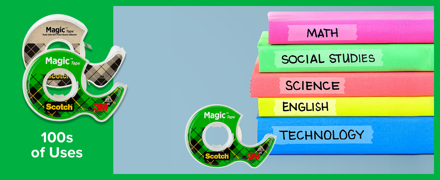 Scotch Magic Tape 100s of Uses