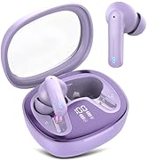 Wireless Earbuds, Bluetooth 5.3 Headphones HiFi Stereo, Wireless Earphones with ENC Noise Cancell...
