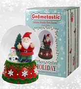 Gnometastic Gnomes Christmas middle finger gnome snow globe for adults