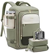 LOVEVOOK Large Travel Backpack for Women, 35L TSA Approved Backpack with 3 Packing Cubes, Persona...