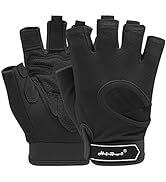 HiRui Workout Gloves for Men Women Kids, Ventilated Exercise Gloves Cycling Gloves with Full Palm...