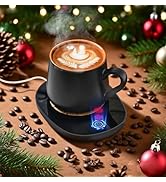 Coffee Mug Warmer for Desk with Auto Shut Off, Coffee Cup Warmer for Desk with Auto Shut Off, 3 A...