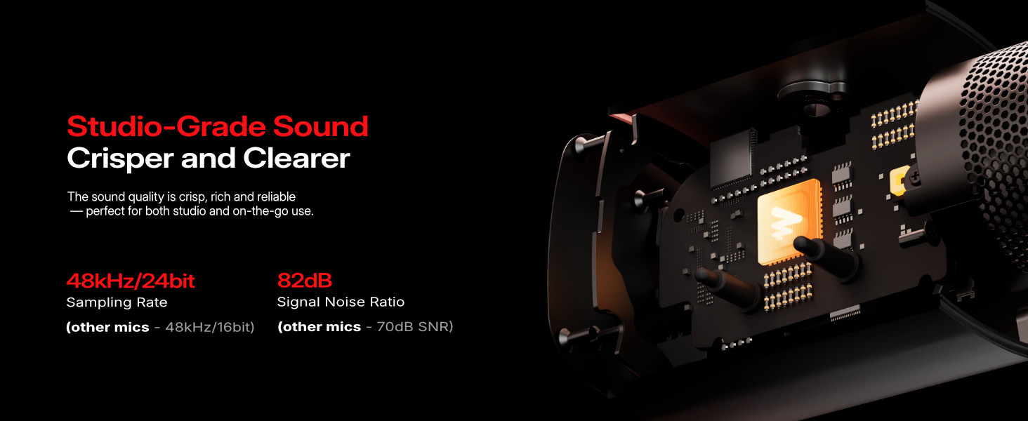 wireless dynamic gaming microphone for pc