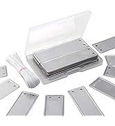 Coolrunner Plant Labels, Aluminum Plant Tags with 6 Inch Wires (100)