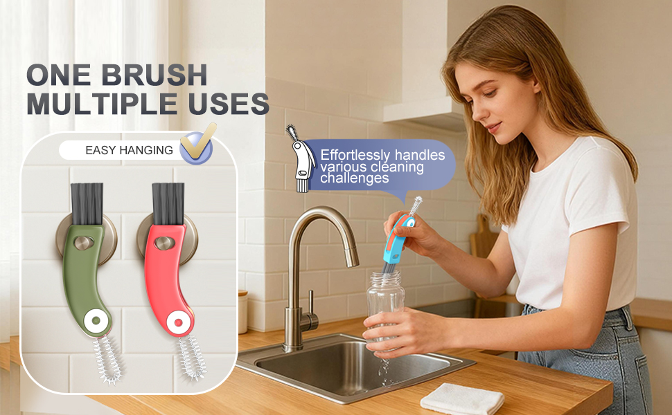 ONE BRUSH MULTIPLE USES