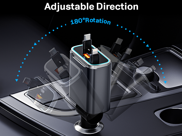 retractable car charger