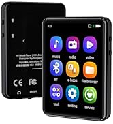Bluetooth MP3 Player,Touch Screen Portable Digital Mp3 Music Players with Speaker, FM Radio,Recor...