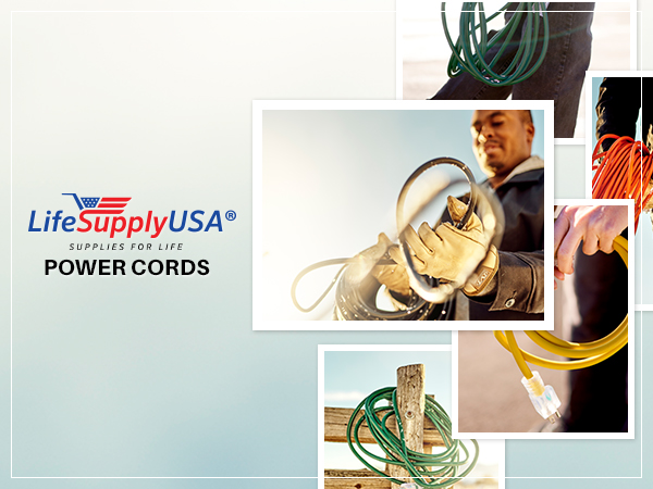 LifeSupplyUSA Power Cords