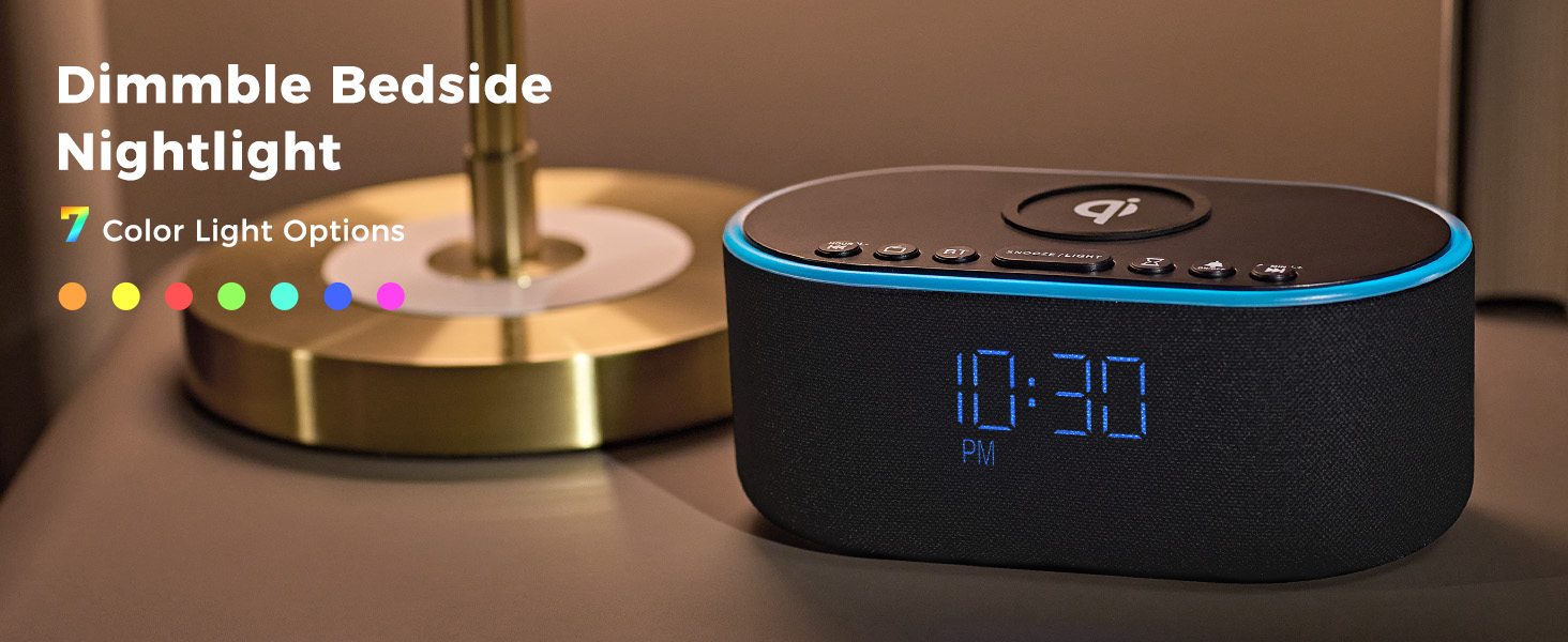 alarm clock phone charger