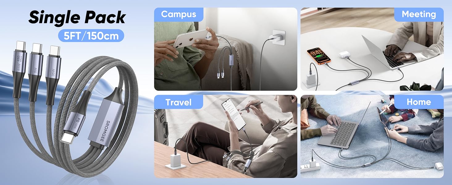 charging cables for multiple devices