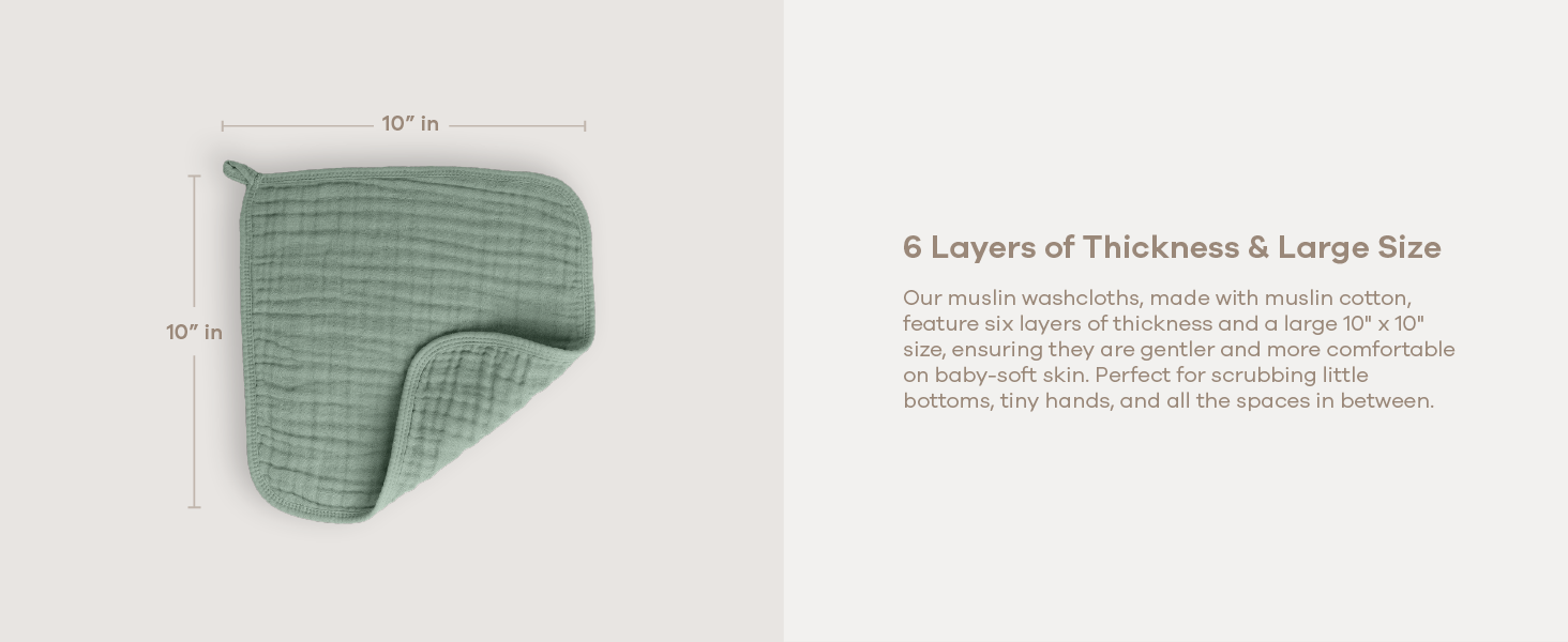 Muslin Washcloths