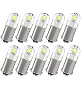 Serundo Auto BA9S Led Car Bulb BA9 1895 1891 53 57 Led Car Bulb, 2SMD 3030Chips 6000K White 47830...