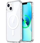 ORNARTO Magnetic for iPhone 13 Case, [Compatible with MagSafe] Yellowing-Resistant Slim Cover, Up...