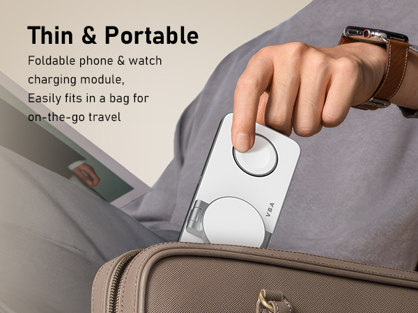 foldable 3 in 1 wireless charging station