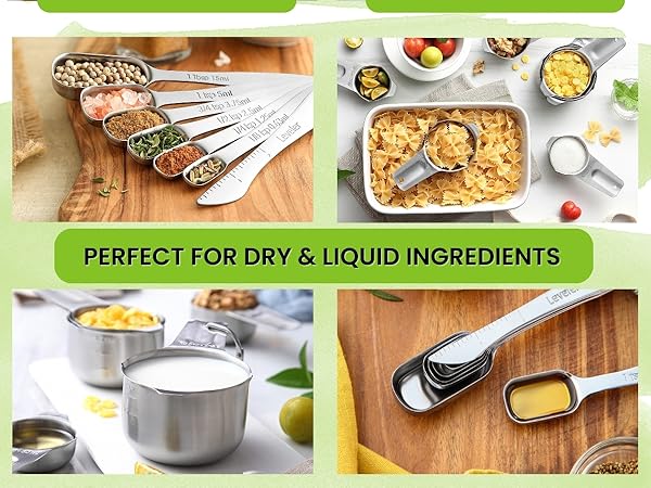 Metal Measuring Cups &amp;amp; Spoons