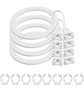 SinLoon 4-Pack T8 LED Lamp Connecting Wire 4.6ft T8 Fluorescent LED Light Lamp Base Holder Socket...
